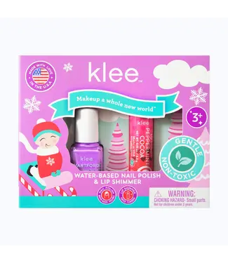 Klee Elves' Sled Nail Polish and Lip Shimmer