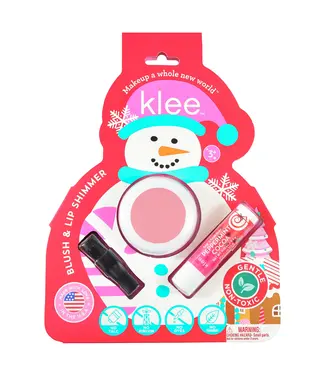 Klee Crystal Glow Blush and Lip Shimmer Set