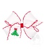 Wee Ones MED Christmas Embroidered Bow TRE