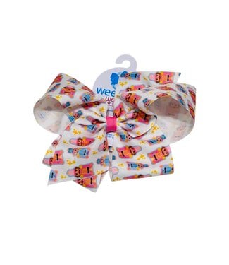 Wee Ones King Christmas Nutcracker Print Bow (NTC)