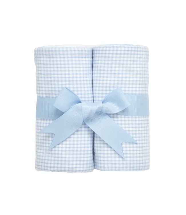 3 Marthas Small Check Burp Cloth Set