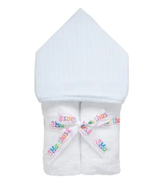 3 Marthas Seersucker Stripe Everykid Towel