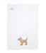 3 Marthas Pink Puppy Applique Burp Cloth