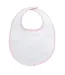 3 Marthas Med Pique Bib Pink Check
