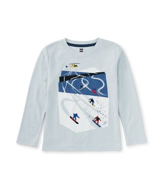 Tea Collection Ice Ski Slopes Graphic Tee