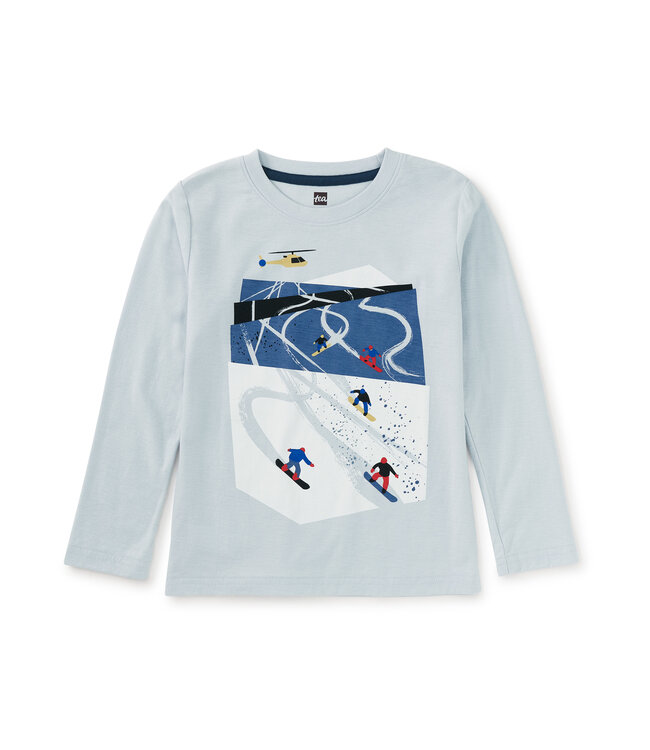 Tea Collection Ice Ski Slopes Graphic Tee