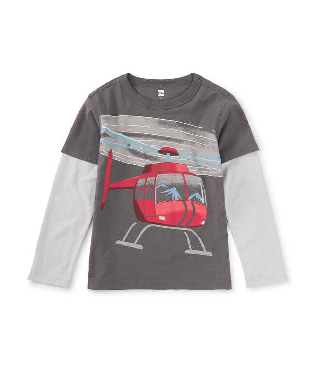 Tea Collection Thunder Heliskiing Layered Tee