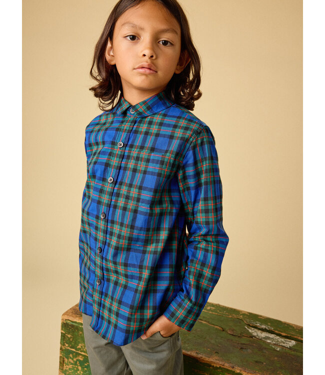 Tea Collection Busan Holiday Plaid Button Up Shirt