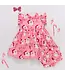 Pink Chicken Candy Cane Santa Jennifer Dress Set