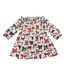 Pink Chicken Christmas Bows and Bells Jaipur Dress
