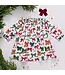Pink Chicken Christmas Bows and Bells Jaipur Dress
