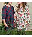 Pink Chicken Christmas Bows and Bells Jaipur Dress