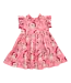 Pink Chicken Pink Candy Cane Santa Jennifer Dress
