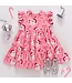 Pink Chicken Pink Candy Cane Santa Jennifer Dress