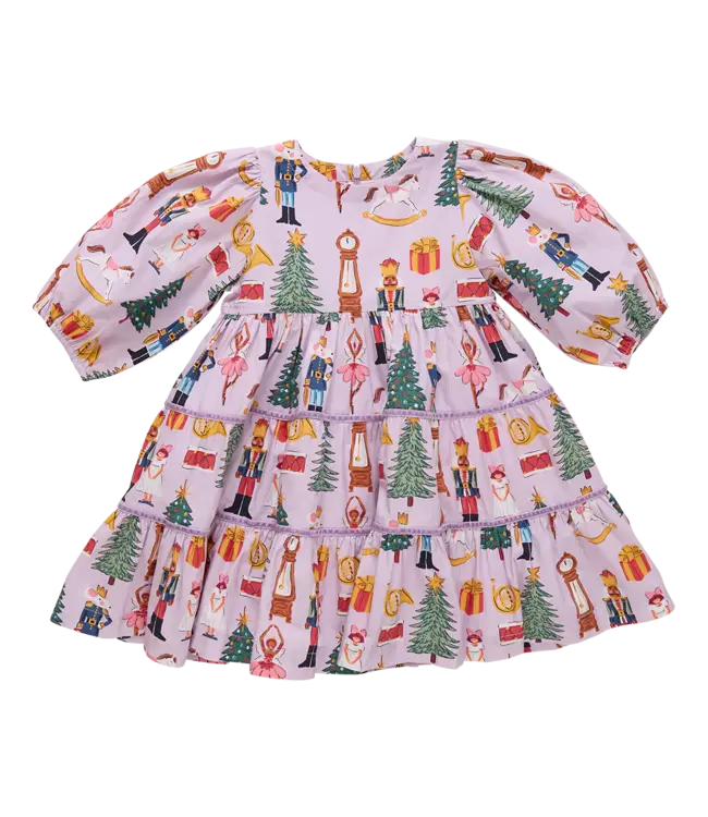 Pink Chicken Lavender Nutcracker Peachy Dress