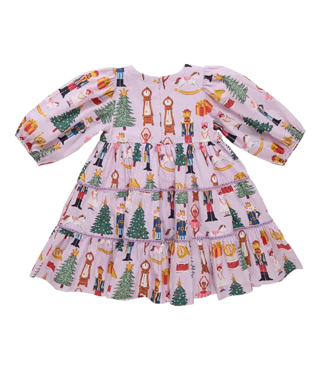 Pink Chicken Lavender Nutcracker Peachy Dress