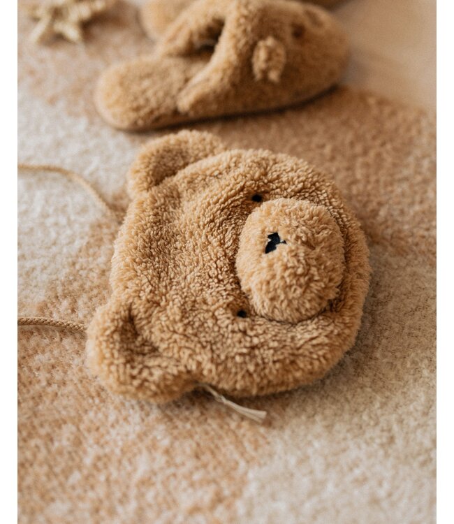 Rylee & Cru Gold Bear Purse