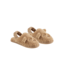 Gold Teddy Bear Slippers