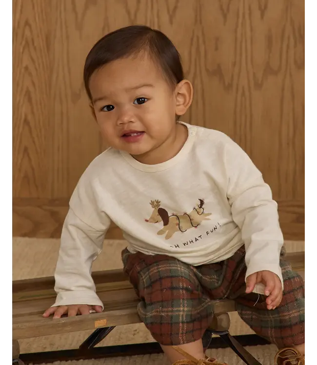 Rylee & Cru Ivory Oh What Fun Tee