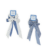 Blue & White Bow Hair Ties