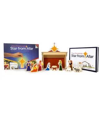 The Christmas Star From Afar Nativity Set