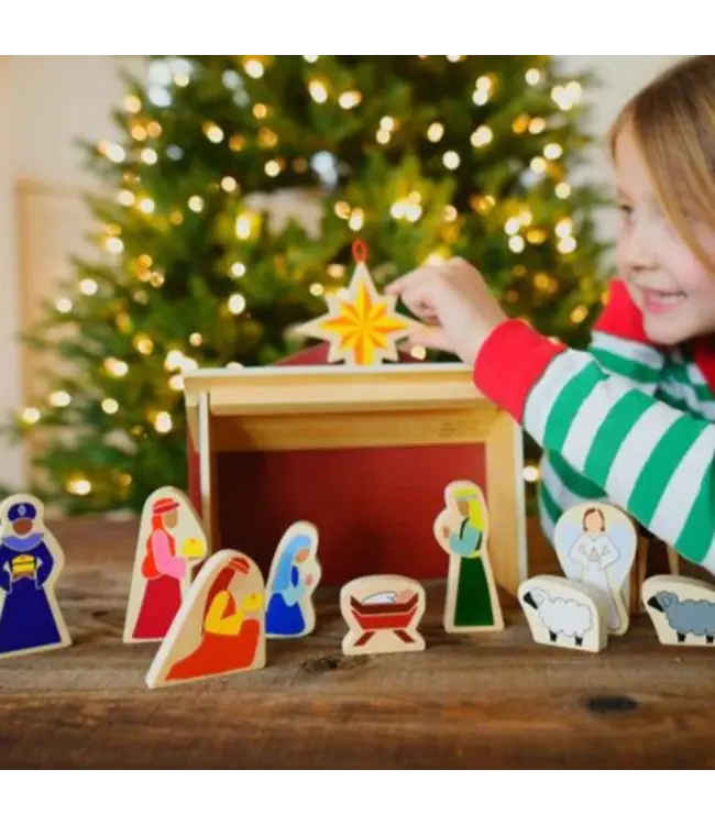 The Christmas Star From Afar Nativity Set