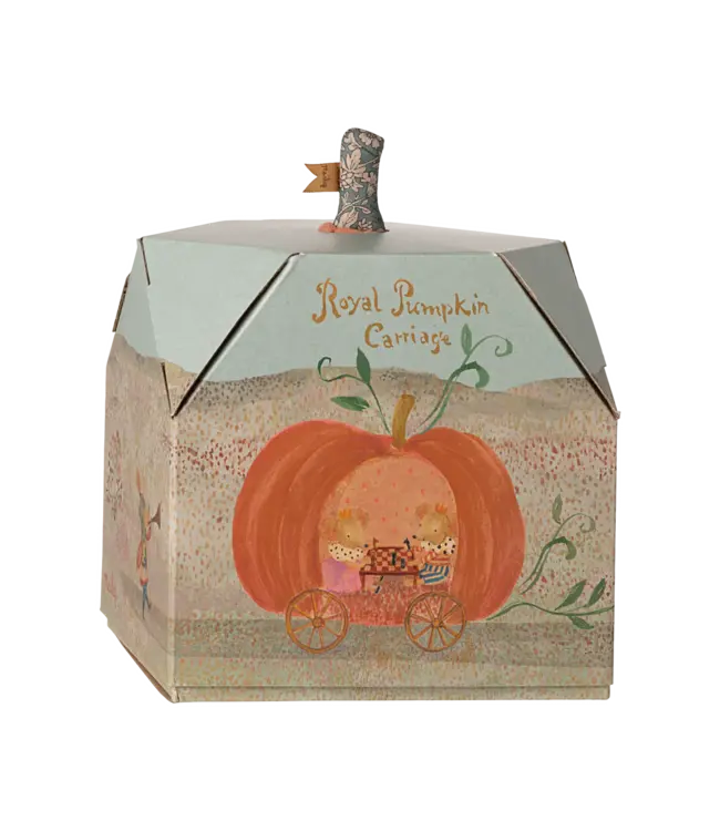 Maileg Pumpkin Carriage, Mouse