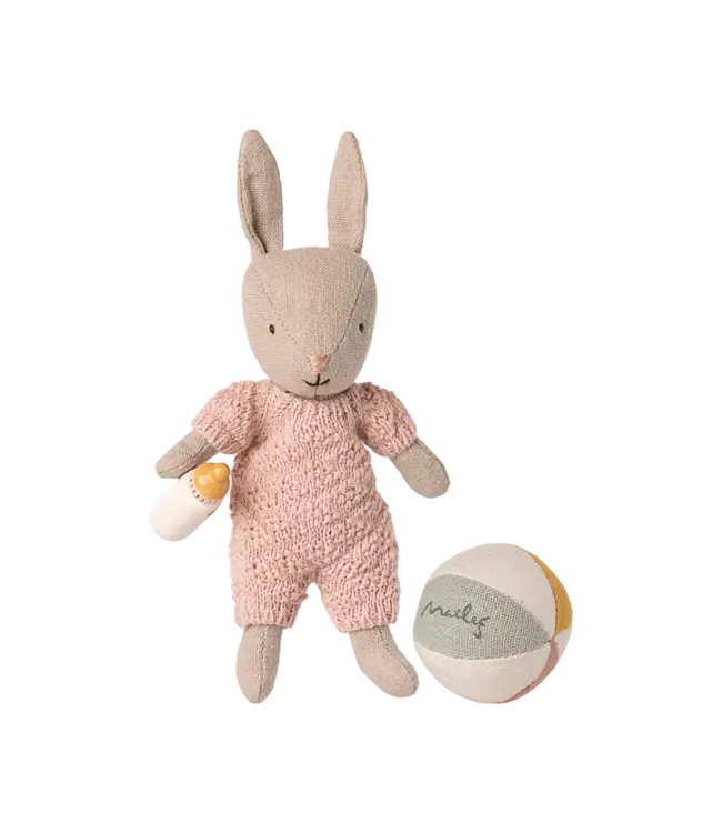 Maileg Rabbit Set, Micro-Sand-Rose