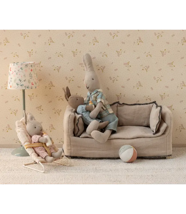 Maileg Rabbit Set, Micro-Sand-Rose