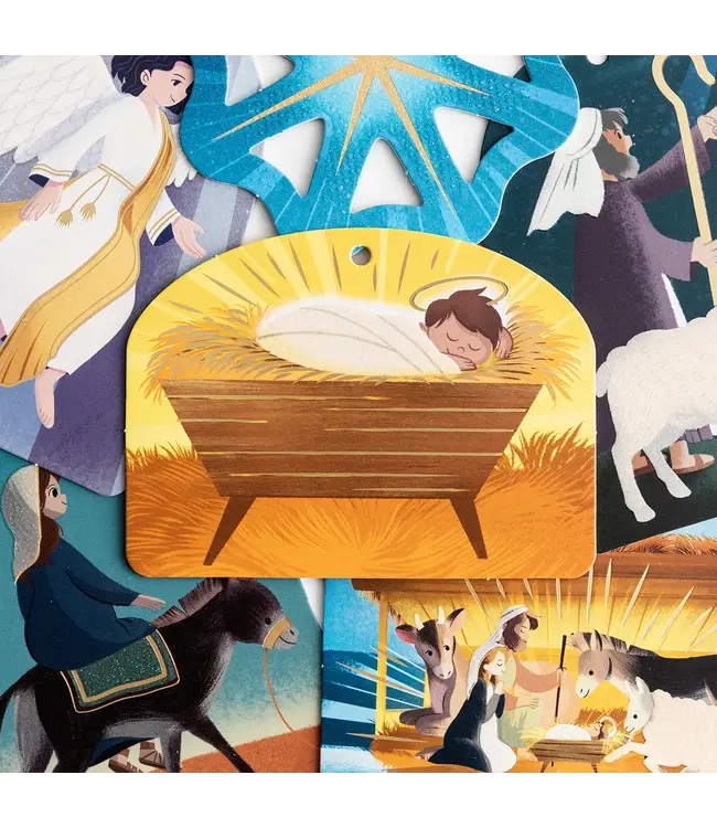 Dayspring Jesus is Born Nativity Ornament Book