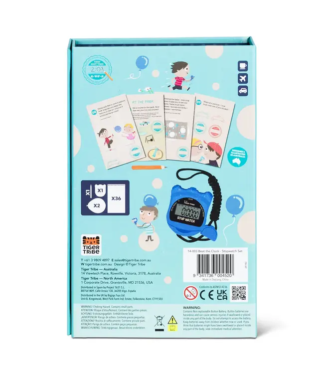 Tiger Tribe Beat the Clock Stopwatch Set