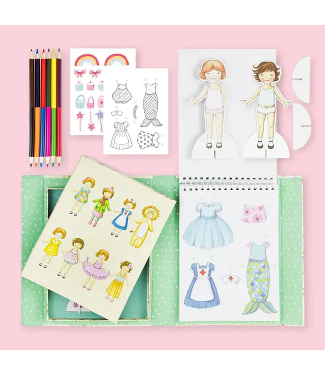 Tiger Tribe Paper Dolls Kit