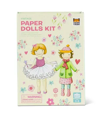 Tiger Tribe Paper Dolls Kit