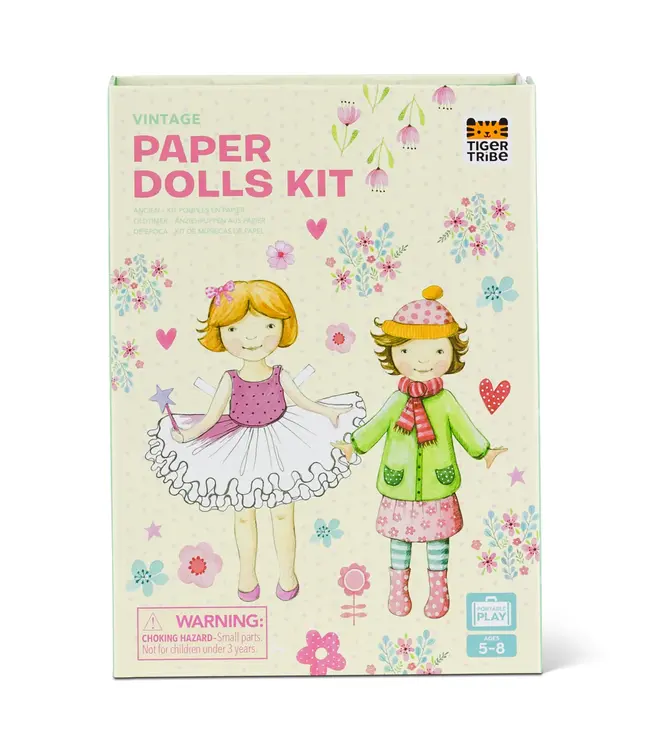 Tiger Tribe Paper Dolls Kit