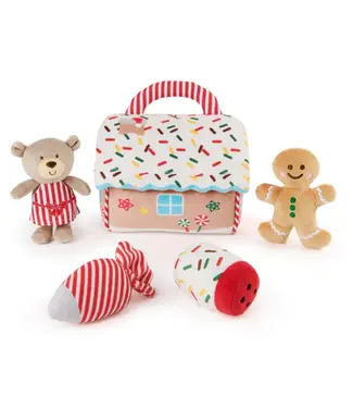 Gund Holiday Gingerbread House Playset
