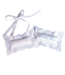 Edward Boutross Blue Embroidered Door Hanger Shh Baby Sleeping