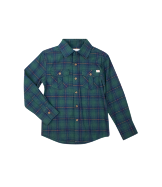 appaman Blue/Green Flannel Shirt