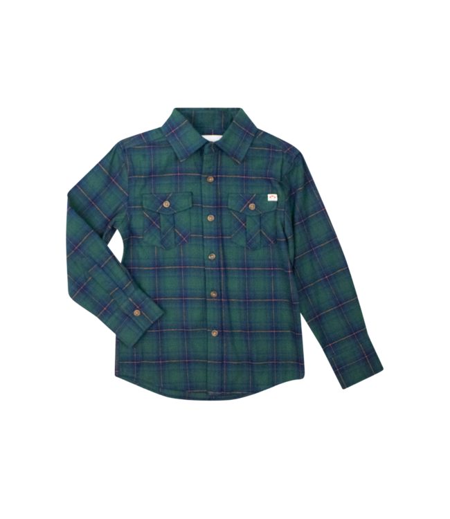 appaman Blue/Green Flannel Shirt