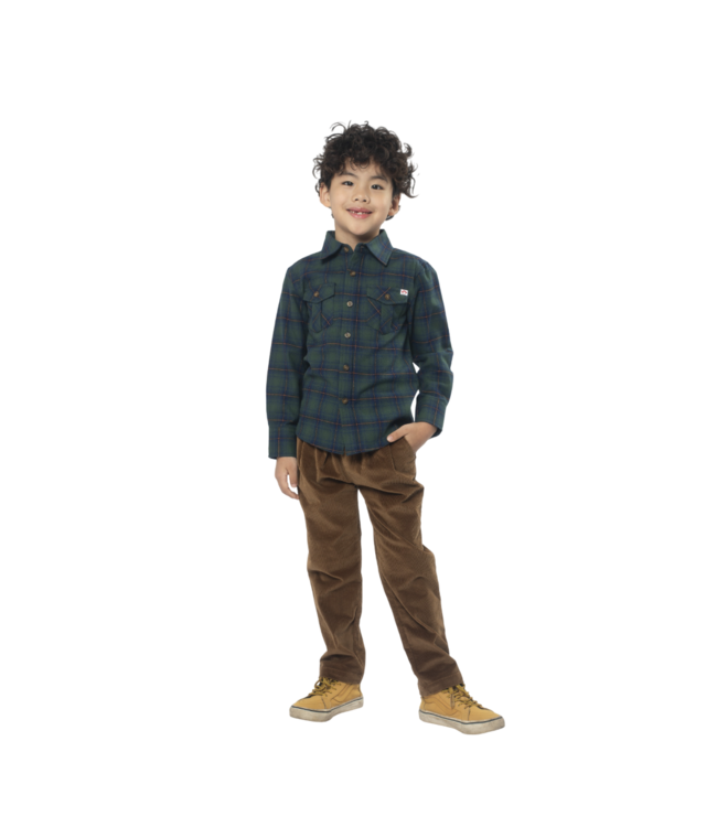 appaman Blue/Green Flannel Shirt