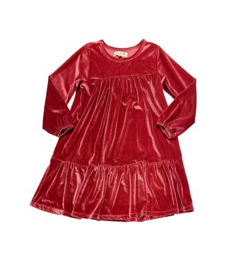 Forever Young Rose Velour Dress
