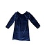 Susanne Lively Designs Navy Velvet Aline w/Long Sleeves