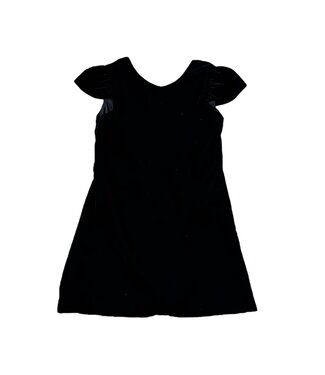 Susanne Lively Designs Black Velvet Aline Dress w/Bow in Back