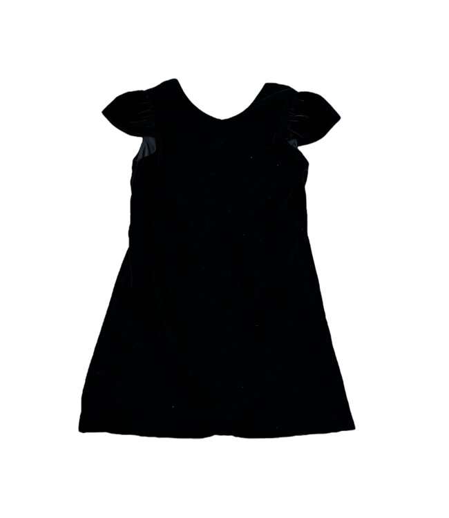 Susanne Lively Designs Black Velvet Aline Dress w/Bow in Back