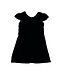 Susanne Lively Designs Black Velvet Aline Dress w/Bow in Back