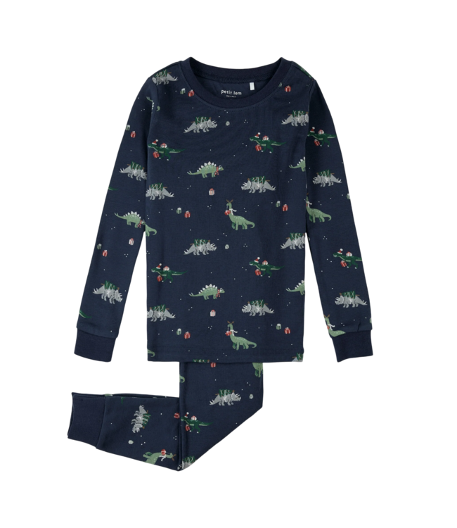 Petit Lem Navy Holiday PJ Set
