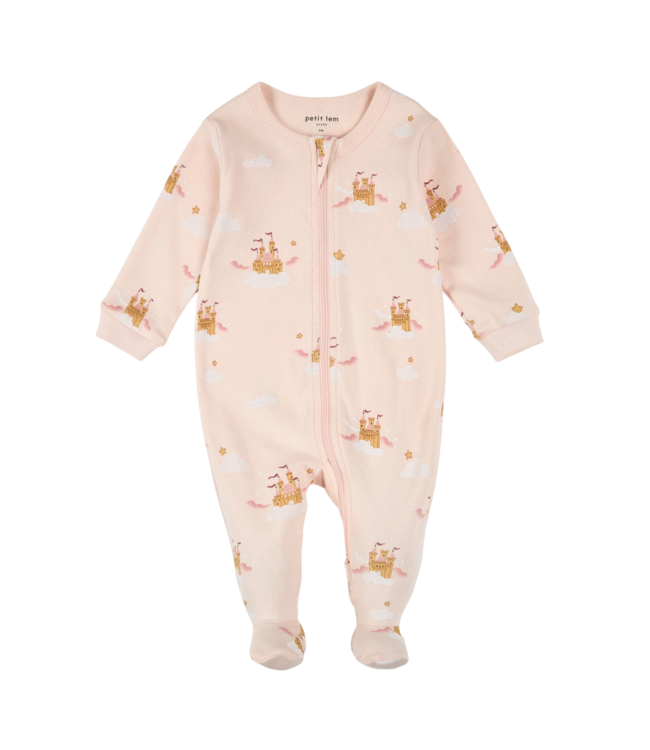 Petit Lem Lt. Pink Knit Sleeper