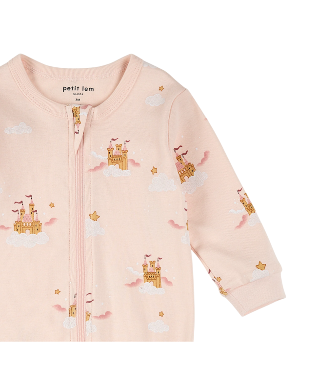 Petit Lem Lt. Pink Knit Sleeper