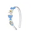 lilies&roses Star Menorah Dreidel Blue Headband
