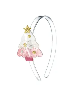 lilies&roses Mini Christmas Tree Pearlized Headband