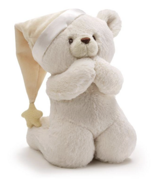 Gund Prayer Bear Sound Toy 8"